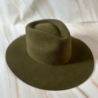 CUSTOM HAT ⟁ BEAVER FUR FELT
